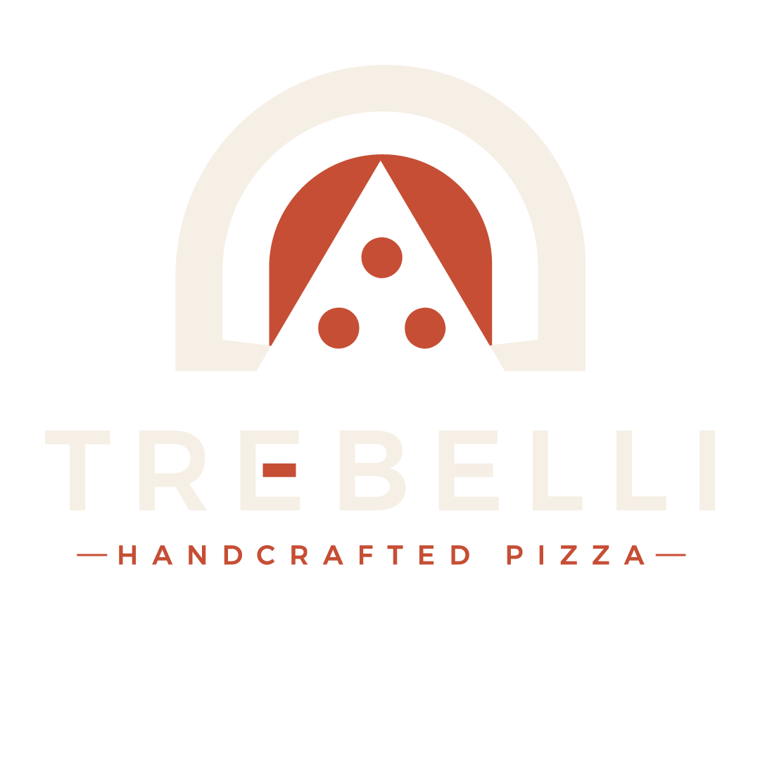 Logo TREBELLI sobre fondo verde